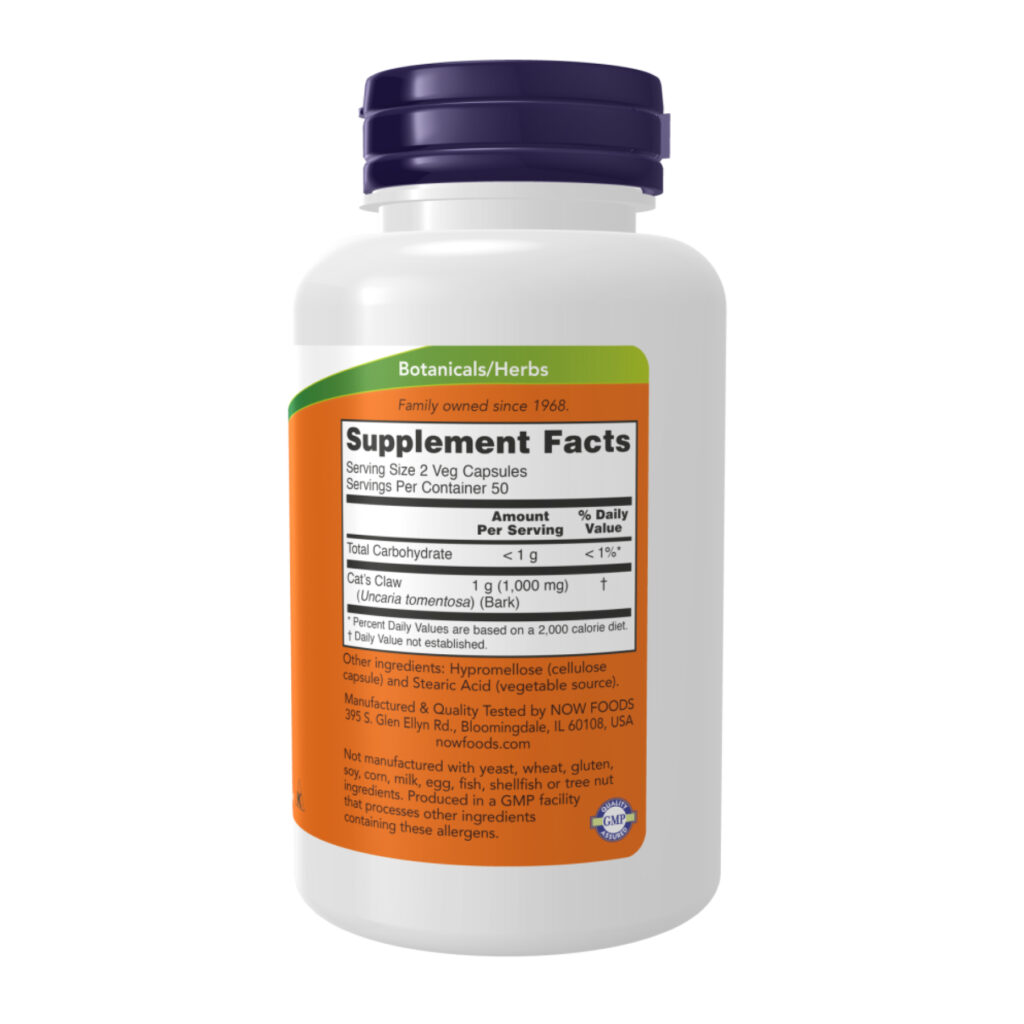 Cat's Claw 500mg - 250 vcaps