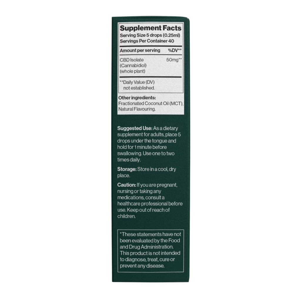 CBD Oil Isolate 2000 mg Orange - 10 ml