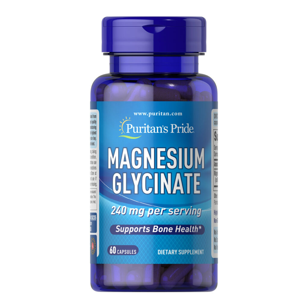 Magnesium Glycinate 240mg per serving - 60 caps