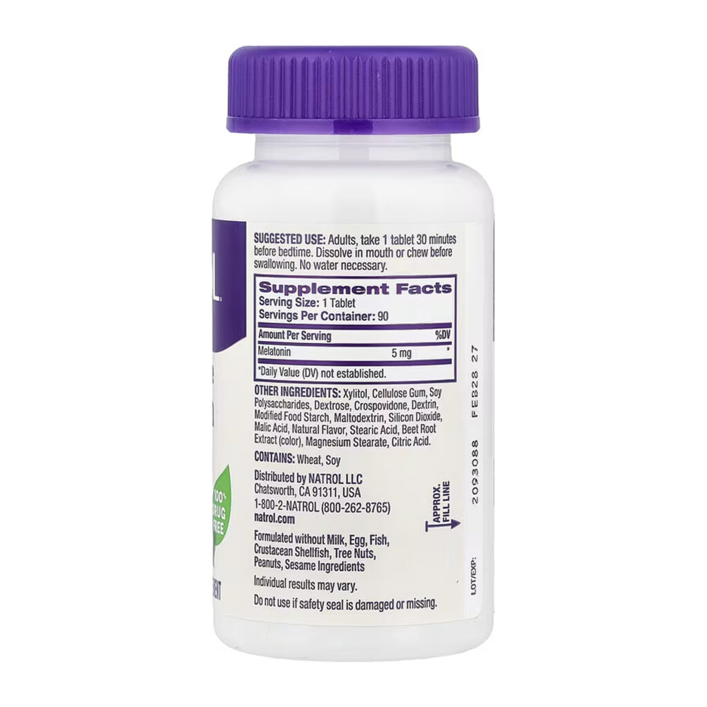 Melatonin 5mg - 90 tabs