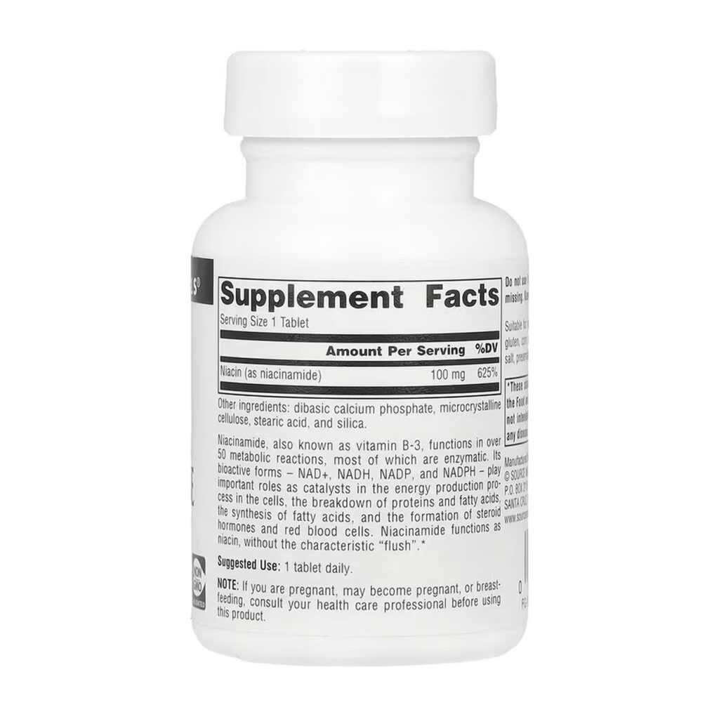Niacinamide B-3 100 mg - 100 tabs
