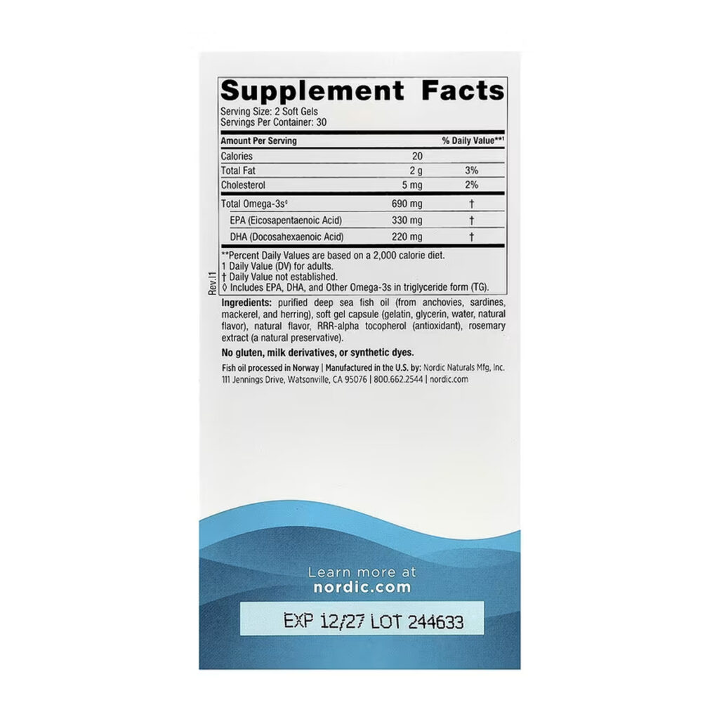 Omega-3 - 60 softgels