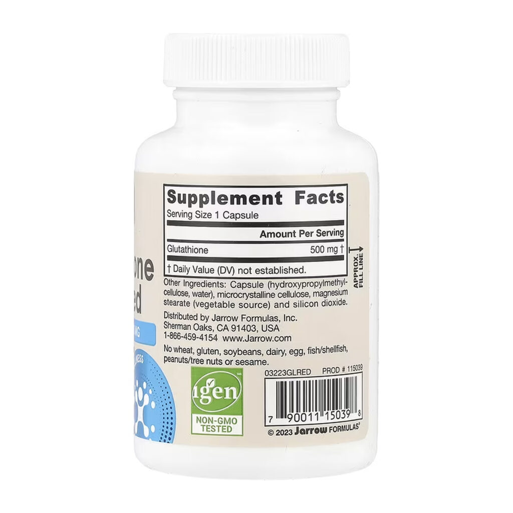 Reduced Glutathione 500 mg - 60 caps