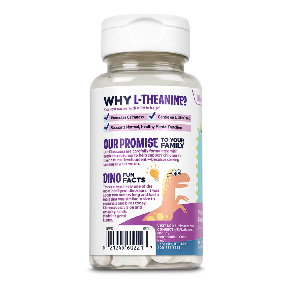 Relax-a-Saurus - 30 chewable Grape