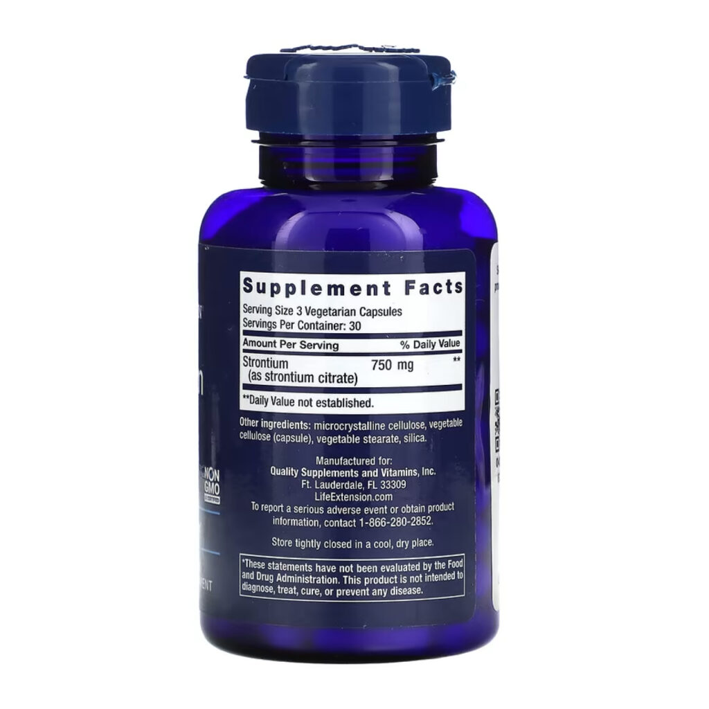 Strontium Caps 750 mg - 90 vcaps (До 02.26)