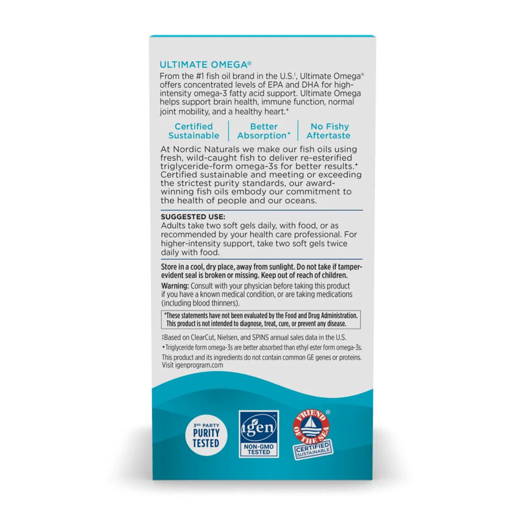 Ultimate Omega - 120 softgels від Nordic Naturals - Image 4