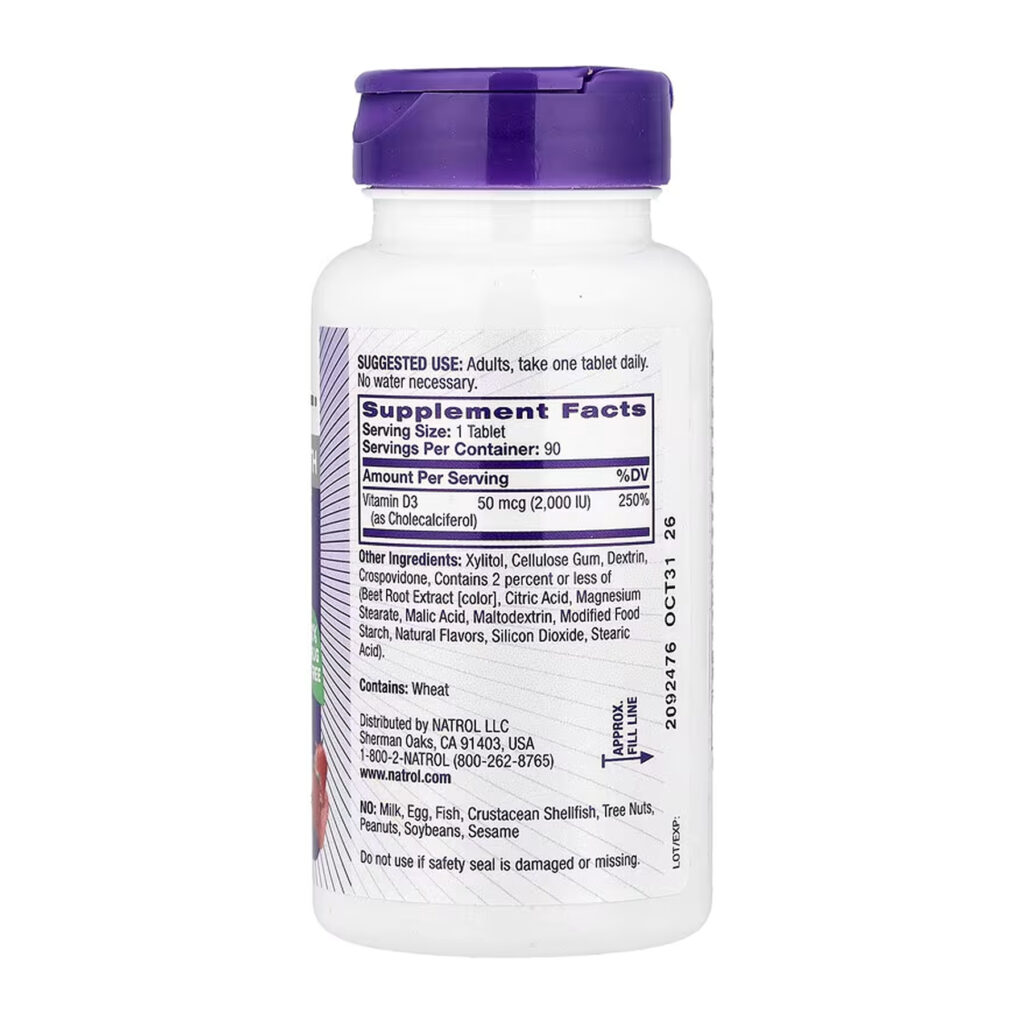 000 IU Fast Dissolve - 90 tabs