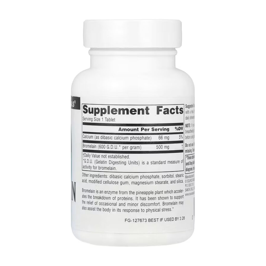 Bromelain 600 GDU - 60 tabs