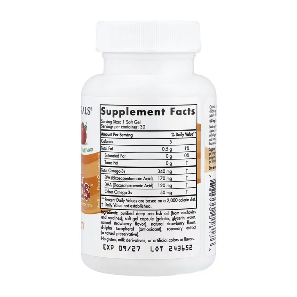 Daily Omega Kids - 30 softgels Natural Fruit