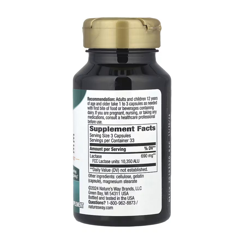 Lactase Enzyme - 100 caps
